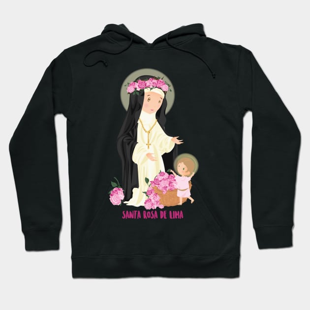 Saint Rose of Lima Hoodie by AlMAO2O